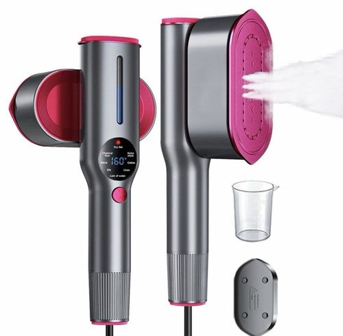 Dr.Flash 2 in 1 Dampfbügeleisen ，Tragbarer Reise-Dampfglätter, 7 Modi LED  khr.17 (41) Pr